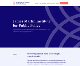 Jmi.org.au(James Martin Institute for Public Policy) Screenshot