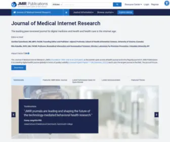 Jmir.org(Journal of Medical Internet Research) Screenshot