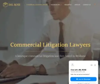 JMlrose.law(Commercial Litigation Lawyers) Screenshot