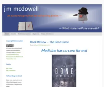 JMMCDowell.com(What stories will she unearth) Screenshot