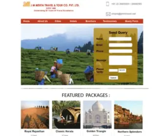 JMMtravelindia.com(Data Sgp 2020) Screenshot