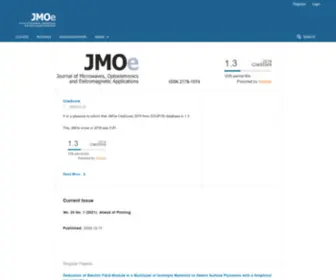 Jmoe.org(Optoelectronics and Electromagnetic Applications (JMOe)) Screenshot