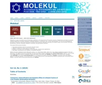 Jmolekul.com(Molekul) Screenshot