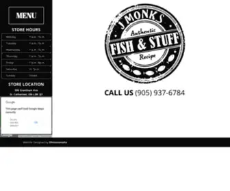 Jmonksfishandchips.com(The best Fish and chips) Screenshot