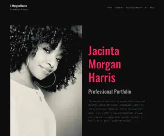 Jmorganharris.com(The purpose of Professional Portfolio) Screenshot