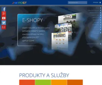 Jmpost.cz(Weby, e-shopy, online marketing a servis PC a sítí) Screenshot
