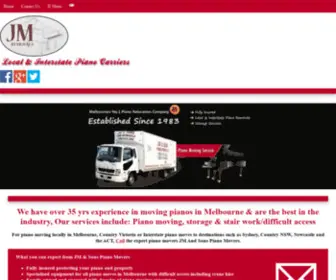 Jmremovals.com.au(Best piano removals and movers in Melbourne) Screenshot