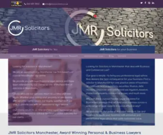 JMrsolicitors.com(Solicitors in Manchester) Screenshot