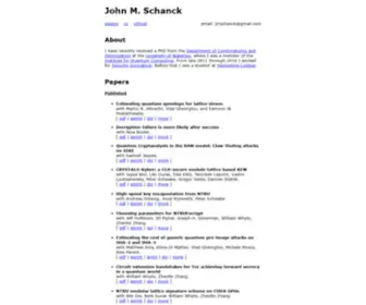 JMSchanck.info(John M) Screenshot