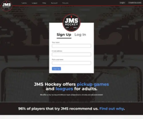 JMshockey.com(JMS Hockey) Screenshot