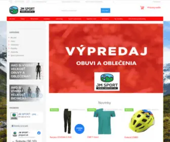 JMsport.sk(Oblečieme a obujeme vás na bicykel) Screenshot