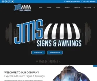 JMssigns.com(Sign Shop and Custom Awnings Company in Bergen County NJ) Screenshot