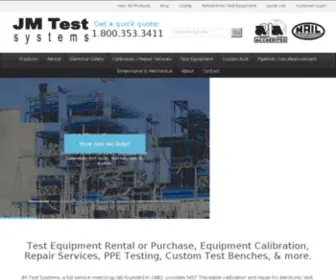 Jmtestsystems.com(Test Equipment) Screenshot