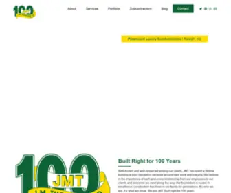 JMthompson.com(General Contractors in North Carolina) Screenshot