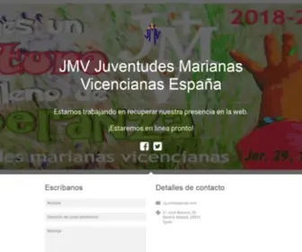 Jmve.org(JMV Juventudes Marianas Vicencianas Espa) Screenshot