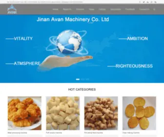 Jnakro.com(JINAN AVAN MACHINERY CO) Screenshot