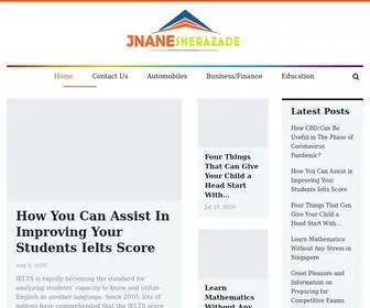 Jnanesherazade.com(Homepage 1) Screenshot