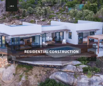 Jnaprojects.co.za(Bespoke Residential Construction) Screenshot