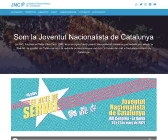 JNC.cat(Joventut Nacionalista de Catalunya) Screenshot