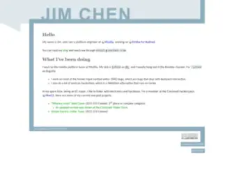 JNchen.com(Jim Chen) Screenshot