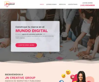 JNcreativegroup.com(Agencia de Marketing y Publicidad) Screenshot