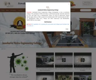 Jnec.org(Jawaharlal Nehru Engineering College (JNEC)) Screenshot
