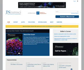 Jneurosci.org(Journal of Neuroscience) Screenshot