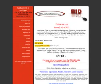 Jngauctions.com(Southeast Michigan's premier auction company for live and online auctions JNG Auction Services LLC) Screenshot