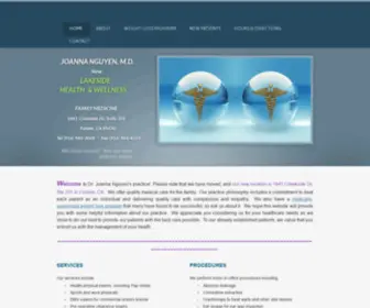 Jnguyenmd.com(Joanna Nguyen MD) Screenshot