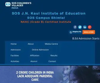 Jnkinstituteofeducation.org(SOS J.N) Screenshot