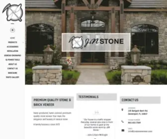 JNstoneveneer.com(J&N Stone) Screenshot