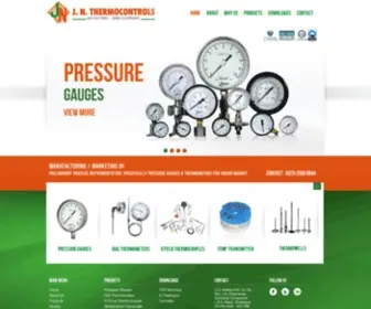 JNthermocontrols.com(J.N.THERMOCONTROLS) Screenshot