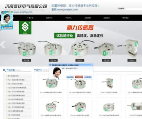 JNTQDQ.com(济南泰钦电气有限公司) Screenshot