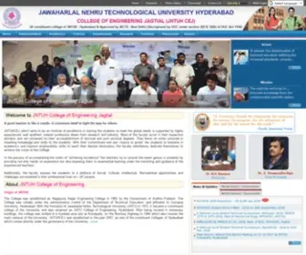 Jntuhcej.ac.in(JNTUH College of Engineering Nachupally (Kondagattu)) Screenshot