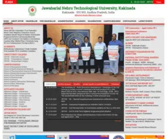 Jntuk.edu.in(JNTU kakinada) Screenshot
