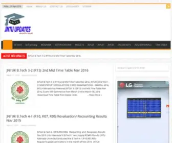 Jntuupdates.in(JNTU UPDATES) Screenshot