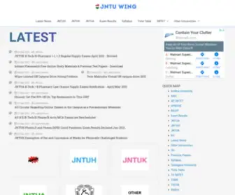 Jntuwing.in(JNTU WING) Screenshot