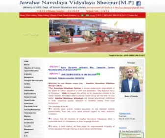 JNVsheopur.org(Home) Screenshot