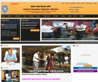 JNvwashim.gov.in(Jawahar Navodaya Vidyalaya) Screenshot