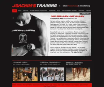 Joachimstraining.com(In-home training) Screenshot