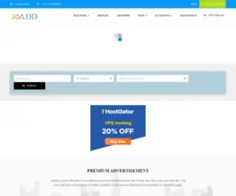 Joadd.in(Joadd offers free local classified ads in India. Joadd) Screenshot