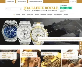 Joaillerie-Royale.com(Joaillerie Royale SPRL) Screenshot