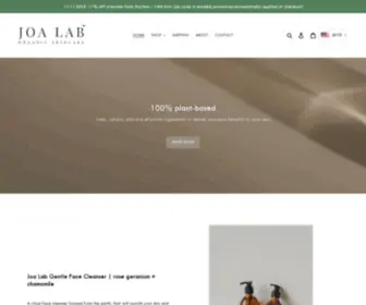 Joalabskincare.com(Joa Lab Organic Skincare) Screenshot