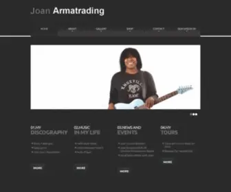 Joanarmatrading.com(Joanarmatrading) Screenshot
