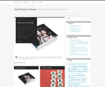 Joanfrancesccanovas.com(Joan Francesc Cánovas) Screenshot