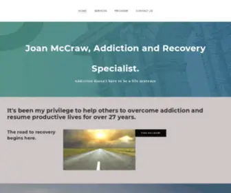 Joanmccraw.com(JOAN MCCRAW ADDICTION & RECOVERY SPECIALIST) Screenshot