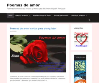 Joanmengual.com(Poemas de amor) Screenshot