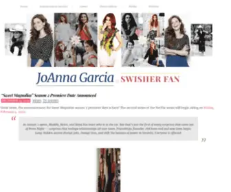 Joanna-Garcia.com(JoAnna Garcia Swisher Fan) Screenshot