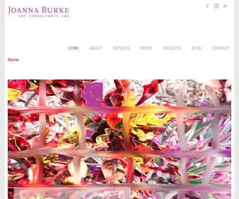 Joannaburke.com(Joanna Burke Art Consultants Inc) Screenshot