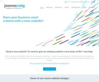 Joannacraig.co.uk(Buckingham based web design) Screenshot